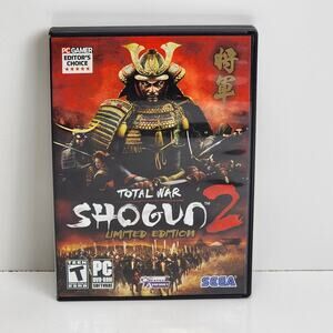Total War Shogun 2 Limited Edition Turn-based Strategy Sega PC-WIN Video Game